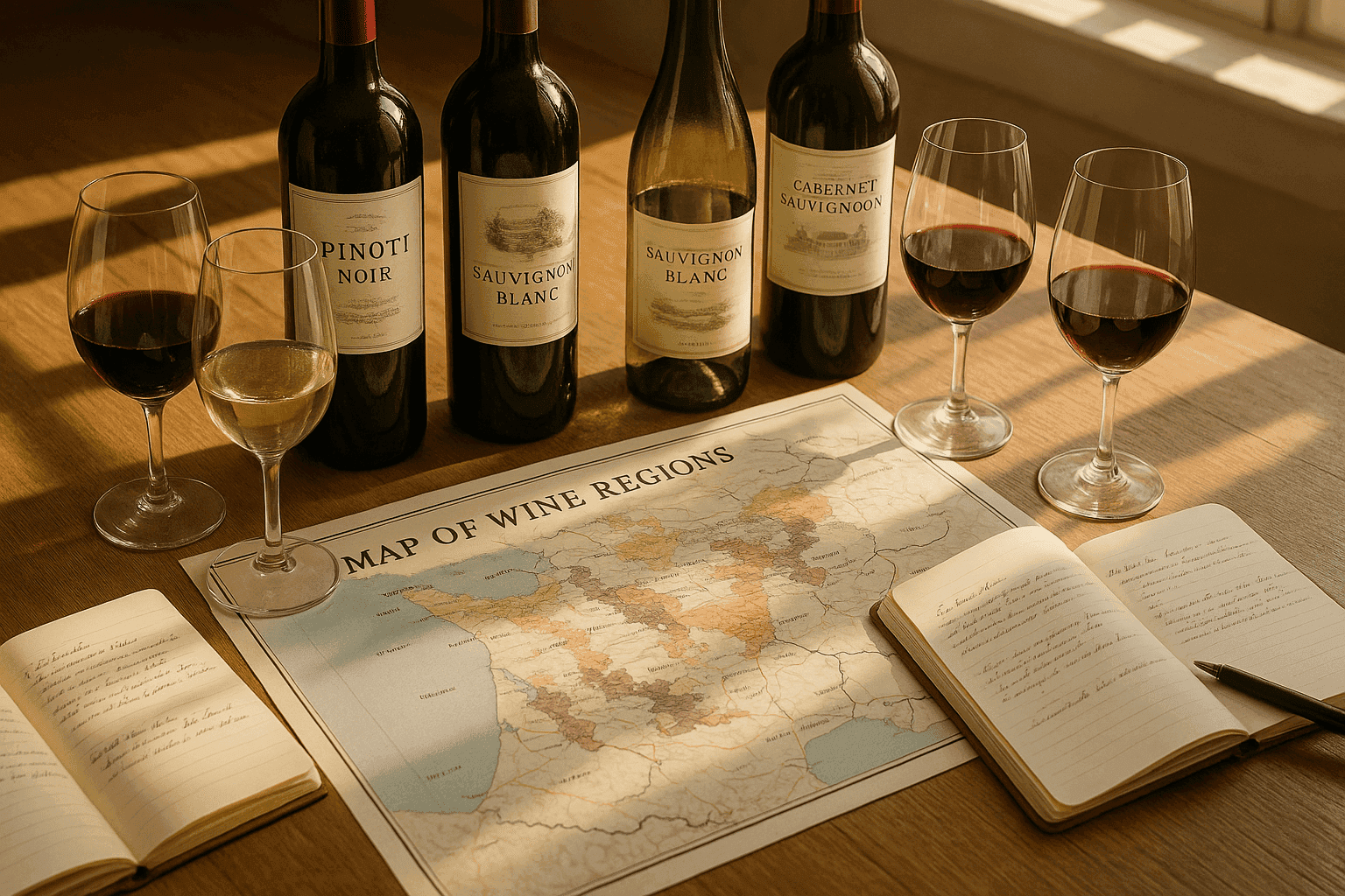 Diverse group exploring and tasting wine